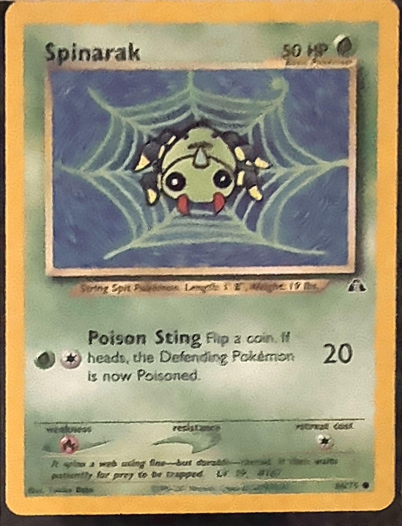 Spinarak Common Neo Discovery 64/75 MP