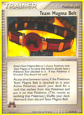 Team Magma Belt 81/95 — Pokémon EX Team Magma vs Team Aqua
