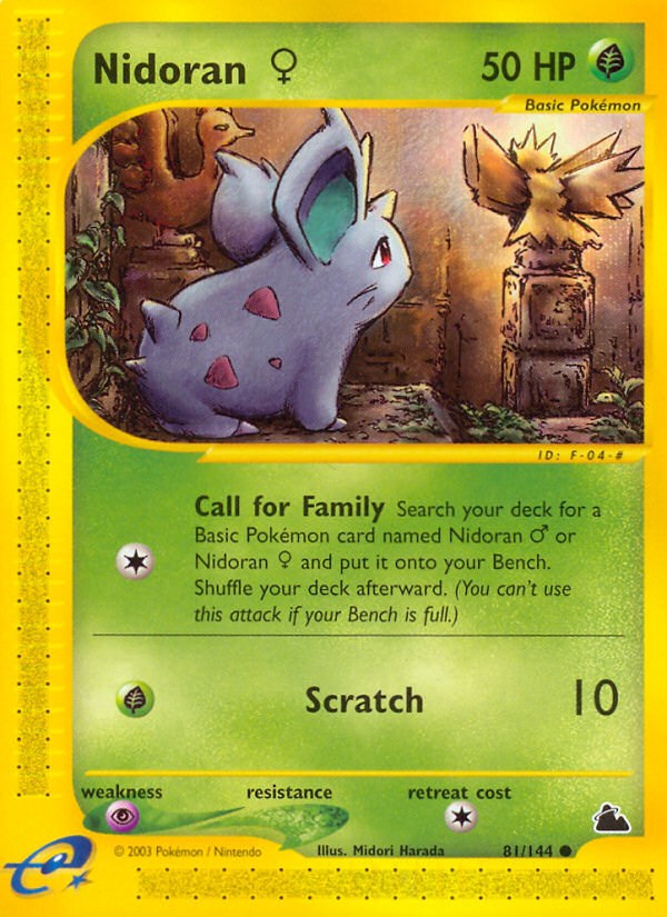 Nidoran ♀ 81/144 — Pokémon Skyridge
