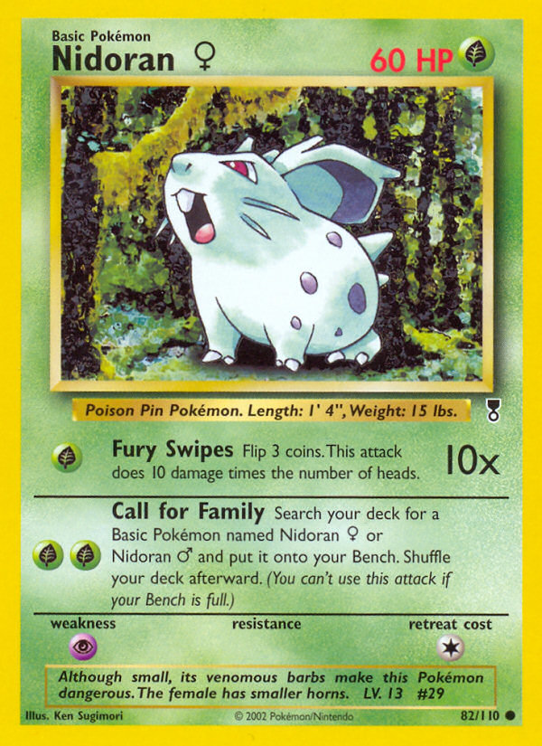 Nidoran ♀ 82/110 — Pokémon Legendary Collection