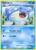 Spheal 82/111 Pokémon Rising Rivals (2009) English card — catalogue reference