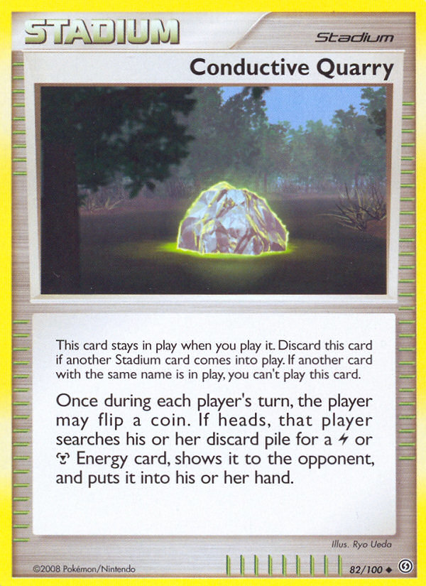 Conductive Quarry 82/100 Pokémon Stormfront (2008) English card — catalogue reference