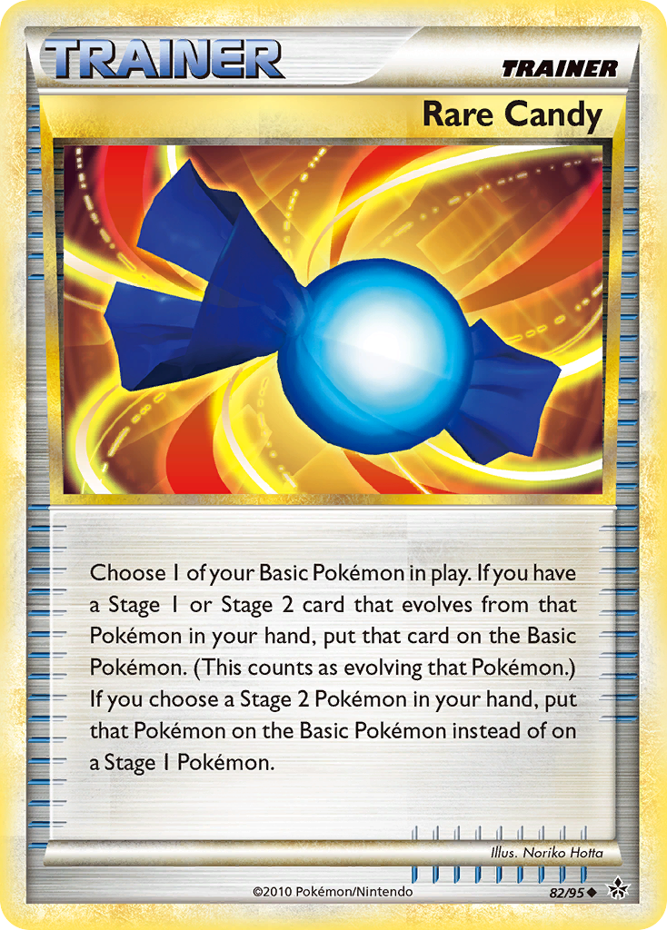 Rare Candy 82/95 Pokémon Unleashed (2010) English card — catalogue reference