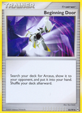 Beginning Door 82/99 Pokémon Arceus (2009) English card — catalogue reference