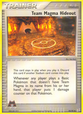Team Magma Hideout 83/95 — Pokémon EX Team Magma vs Team Aqua