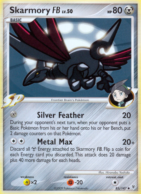 Skarmory FB 83/147 Pokémon Supreme Victors (2009) English card — catalogue reference