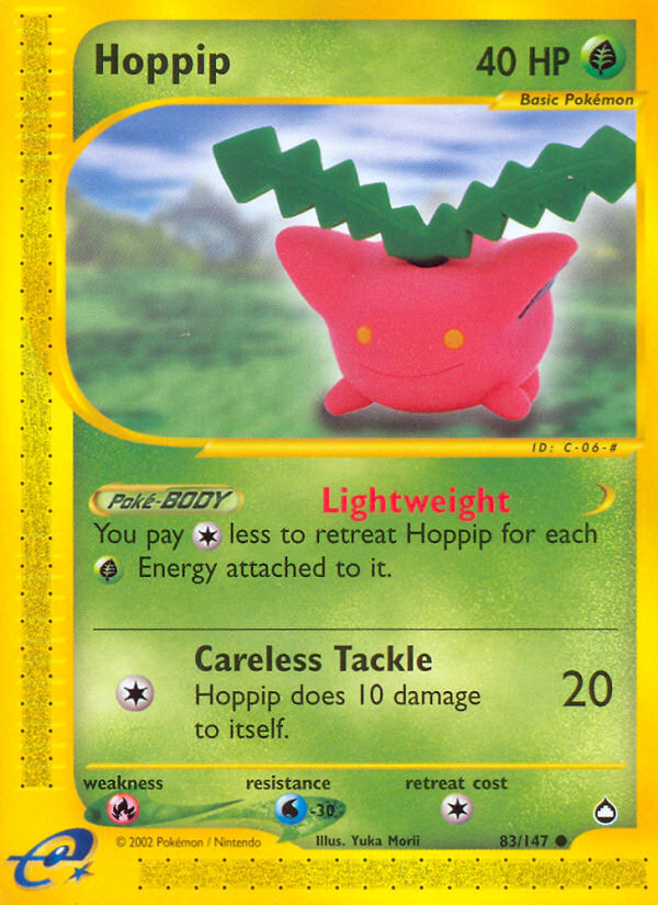Hoppip 83/147 — Pokémon Aquapolis