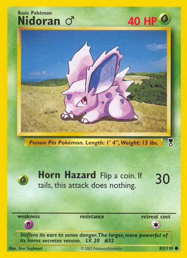 Nidoran ♂ 83/110 — Pokémon Legendary Collection
