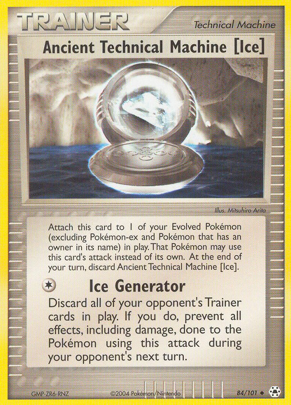 Ancient Technical Machine [Ice] 84/101 Pokémon EX Hidden Legends 2004