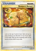 Research Record 84/95 Pokémon Call of Legends (2011) English card — catalogue reference