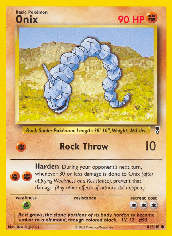 Onix 84/110 — Pokémon Legendary Collection