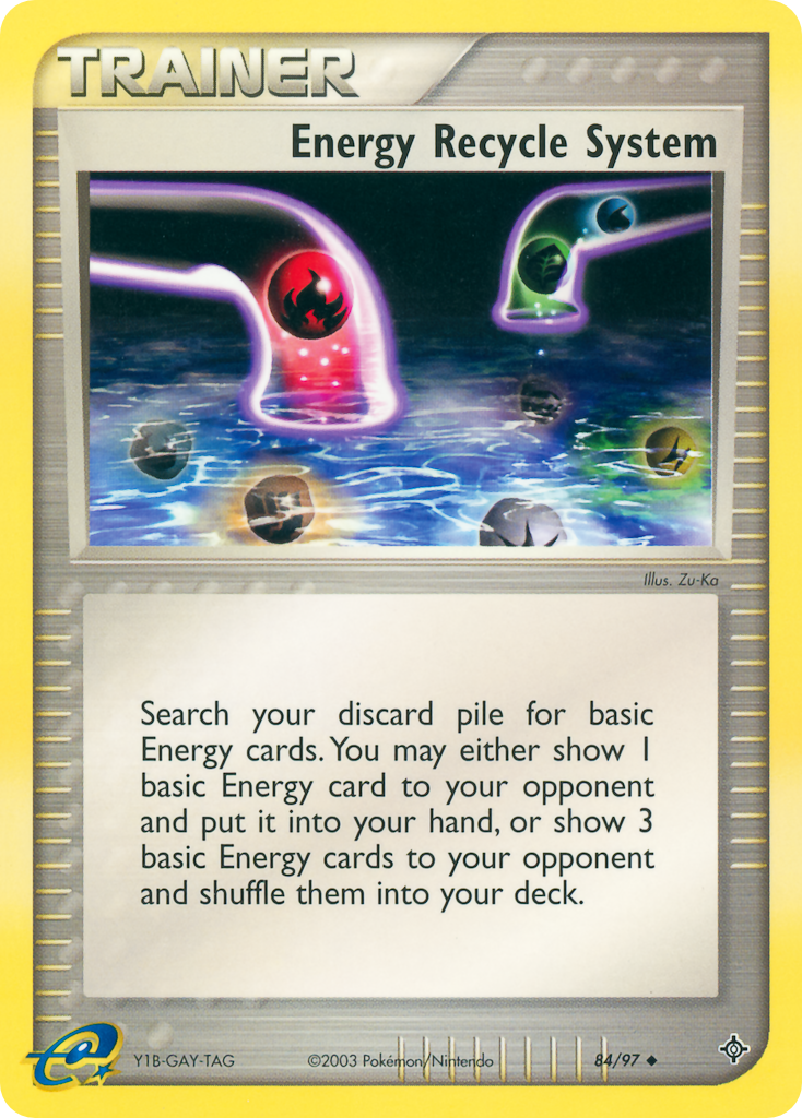 Energy Recycle System 84/97 — Pokémon EX Dragon