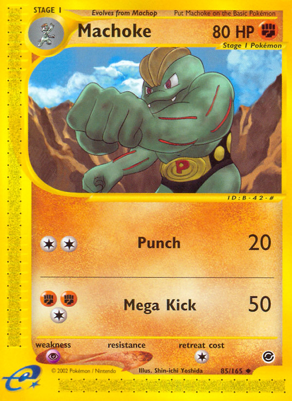 Machoke 85/165 — Pokémon Expedition Base Set