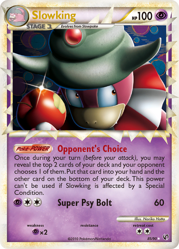 Slowking 85/90 Pokémon Undaunted (2010) English card — catalogue reference