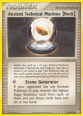 Ancient Technical Machine [Rock] 85/101 Pokémon EX Hidden Legends 2004