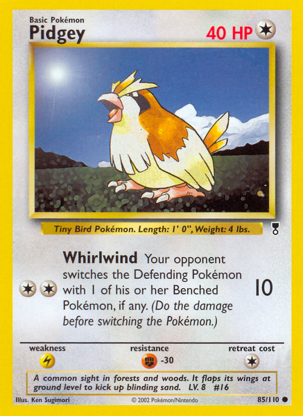 Pidgey 85/110 — Pokémon Legendary Collection