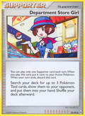 Department Store Girl 85/99 Pokémon Arceus (2009) English card — catalogue reference