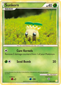 Sunkern 85/123 Pokémon HeartGold & SoulSilver (2010) English card — catalogue reference