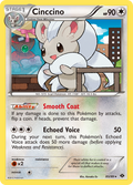 Cinccino 85/99 Pokémon Next Destinies (2012) English card — catalogue reference