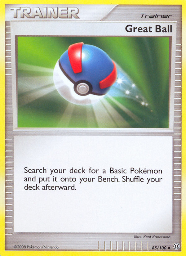 Great Ball 85/100 Pokémon Stormfront (2008) English card — catalogue reference