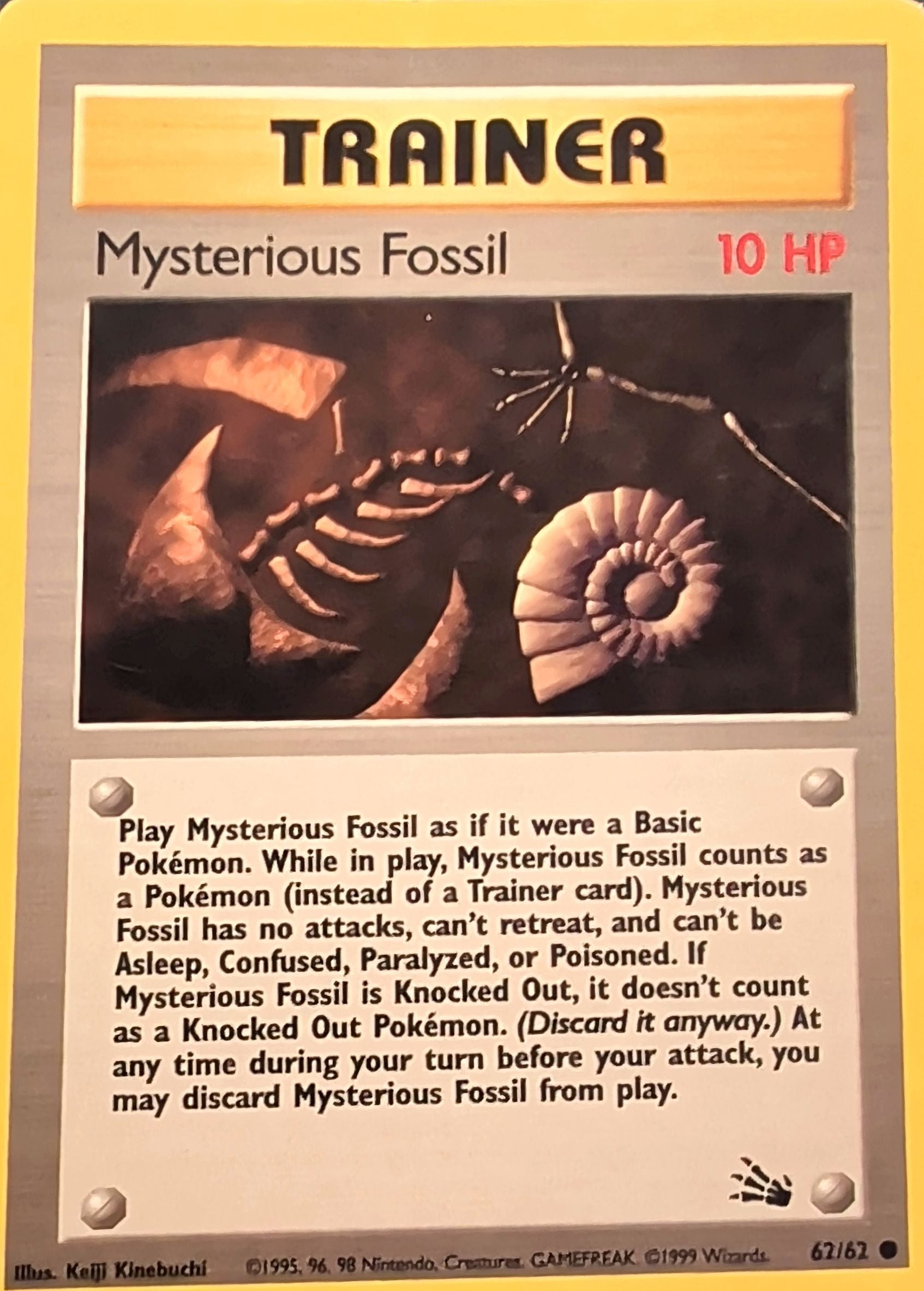 Mysterious Fossil Common Fossil 62/62 MP
