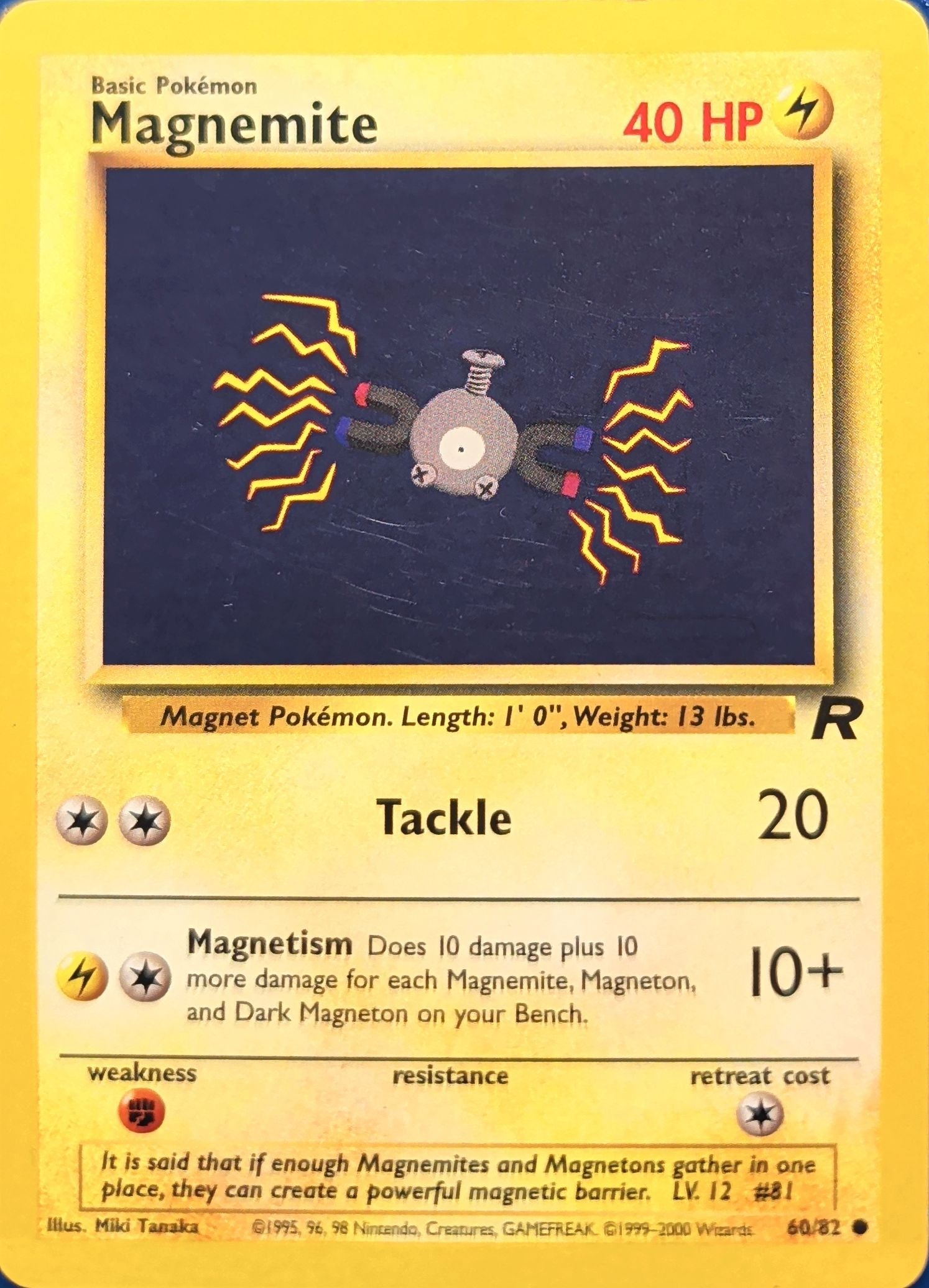 Magnemite Common Team Rocket 60/82 MP