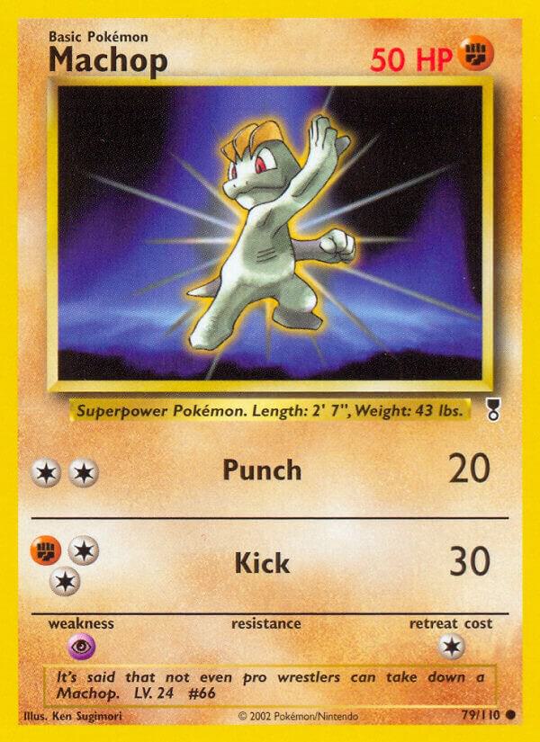 Machop Common Legendary Collection 079/110 MP (Back)