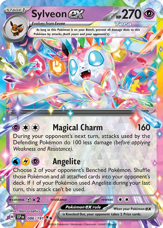 Pokemon Sylveon ex Surging Sparks 086/191