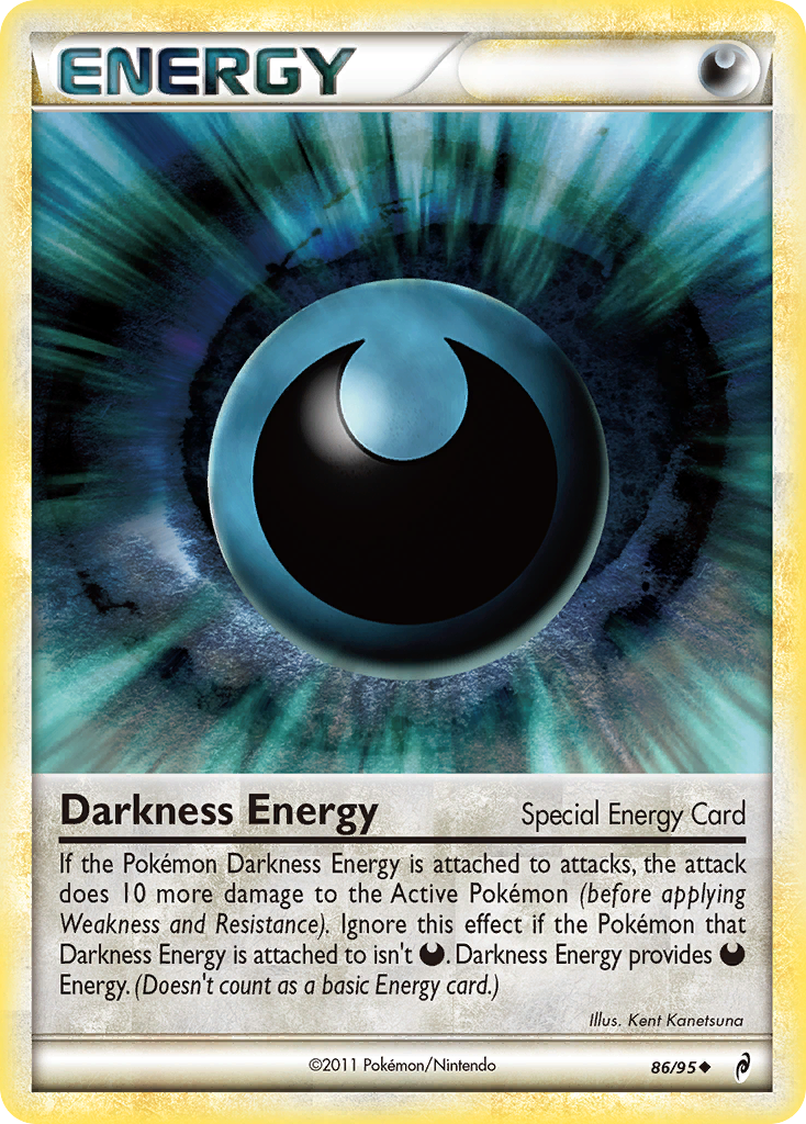 Darkness Energy 86/95 Pokémon Call of Legends (2011) English card — catalogue reference
