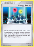 Energy Restore 86/99 Pokémon Arceus (2009) English card — catalogue reference