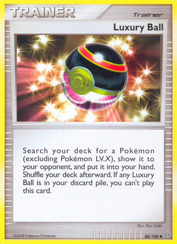 Luxury Ball 86/100 Pokémon Stormfront (2008) English card — catalogue reference