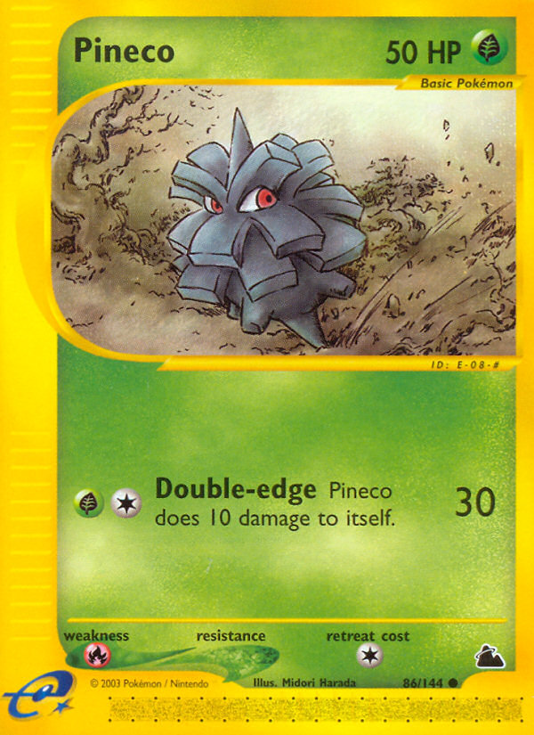 Pineco 86/144 — Pokémon Skyridge