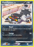 Poochyena 86/127 Pokémon Platinum (2009) English card — catalogue reference