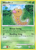 Weedle 86/111 Pokémon Rising Rivals (2009) English card — catalogue reference
