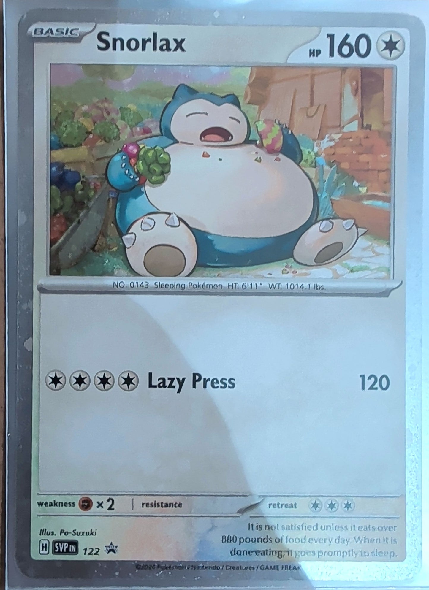 Snorlax - Promo SV: Scarlet & Violet Promo Cards 122 MP