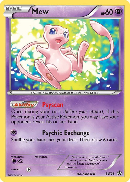 Mew - Promo Black and White Promos BW98 MP (Back)