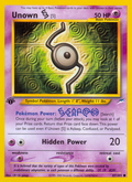 Unown [S] 87/105 — Pokémon Neo Destiny