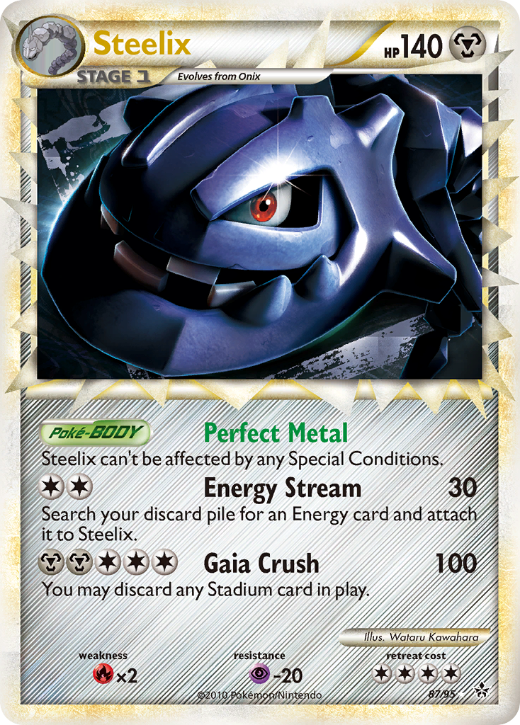 Steelix 87/95 Pokémon Unleashed (2010) English card — catalogue reference