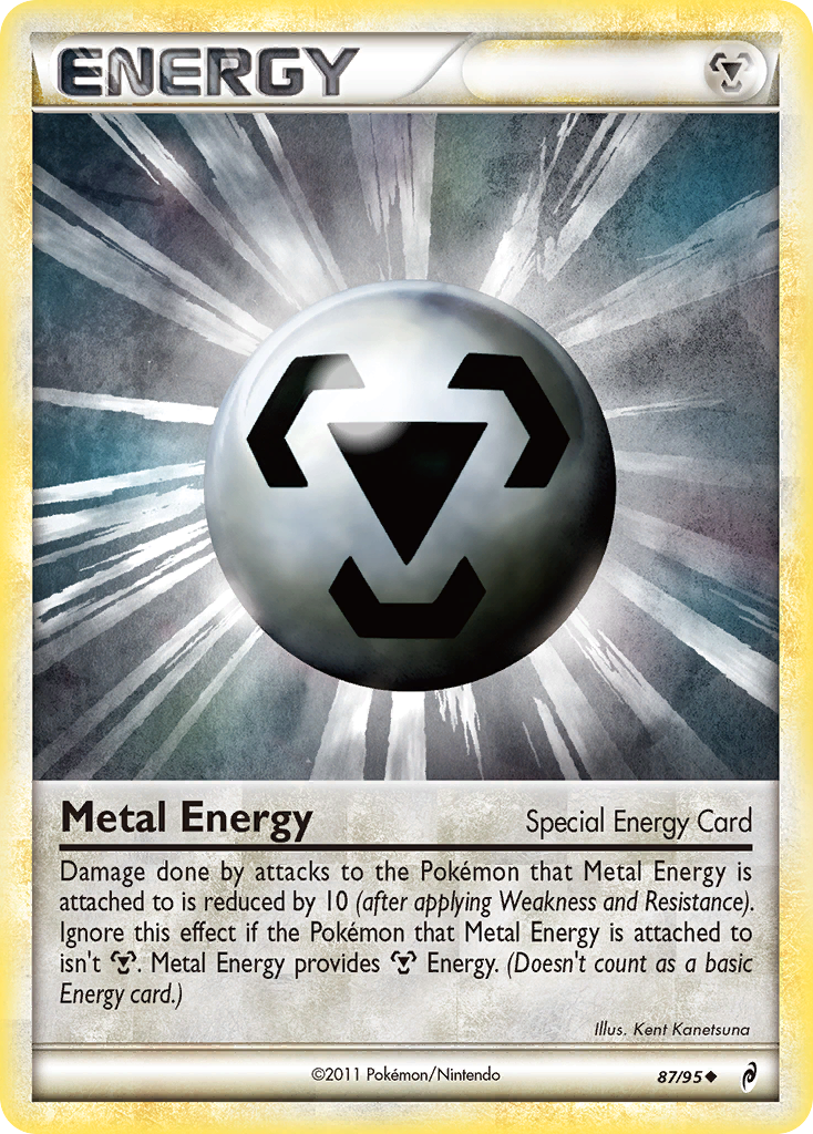 Metal Energy 87/95 Pokémon Call of Legends (2011) English card — catalogue reference