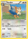 Herdier 87/108 Pokémon Dark Explorers (2012) English card — catalogue reference