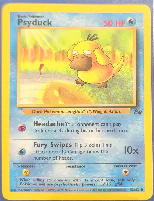 Psyduck Common Fossil 53/62 MP