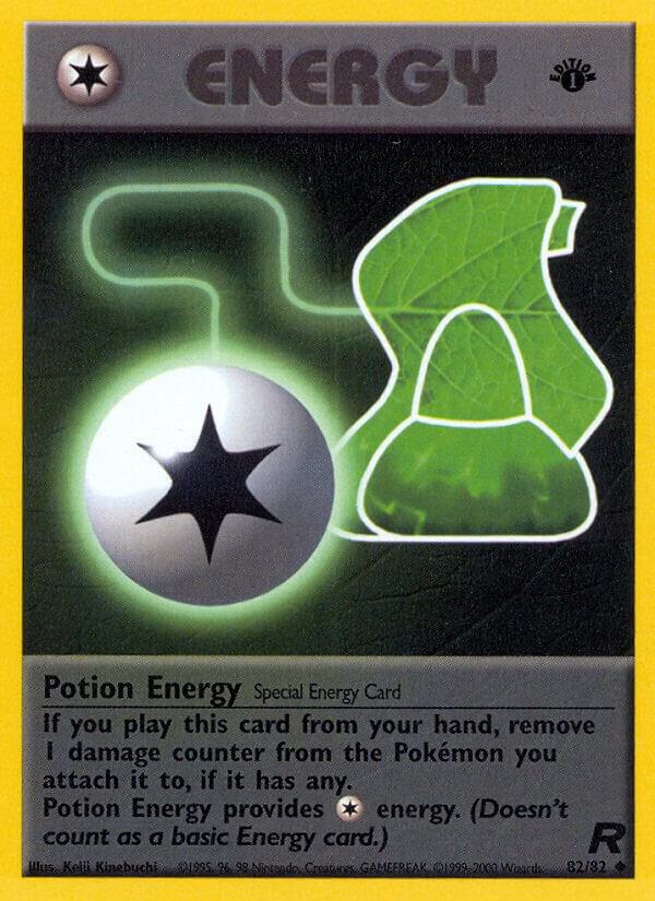 Potion Energy Uncommon Team Rocket 82/82 MP (Back)