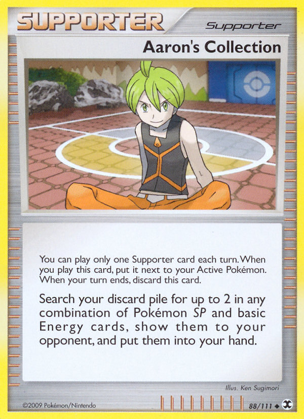 Aaron's Collection 88/111 Pokémon Rising Rivals (2009) English card — catalogue reference