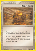 Desert Ruins 88/101 Pokémon EX Hidden Legends 2004