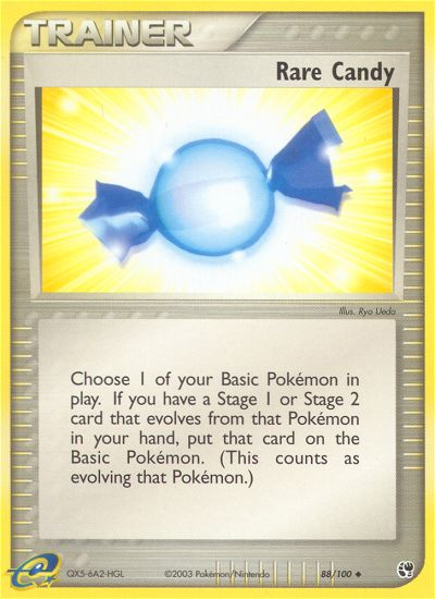 Rare Candy 88/100 — Pokémon EX Sandstorm