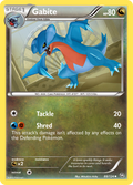 Gabite 88/124 Pokémon Dragons Exalted (2012) English card — catalogue reference