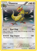 Haxorus 88/101 Pokémon Noble Victories (2011) English card — catalogue reference