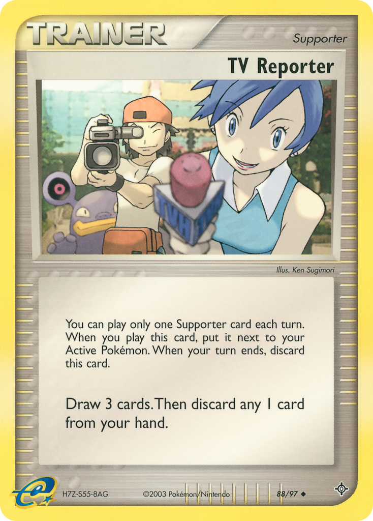 TV Reporter 88/97 — Pokémon EX Dragon