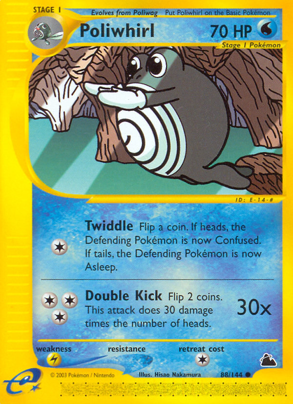 Poliwhirl 88/144 — Pokémon Skyridge