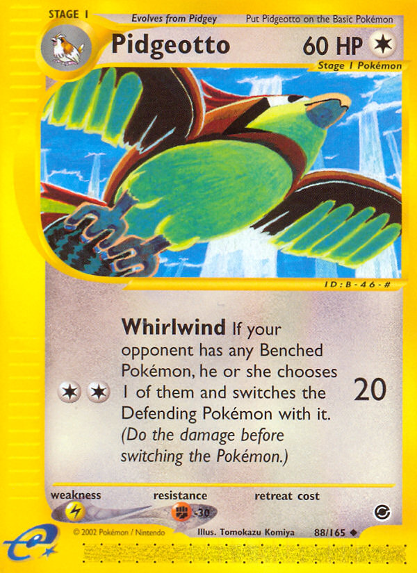 Pidgeotto 88/165 — Pokémon Expedition Base Set